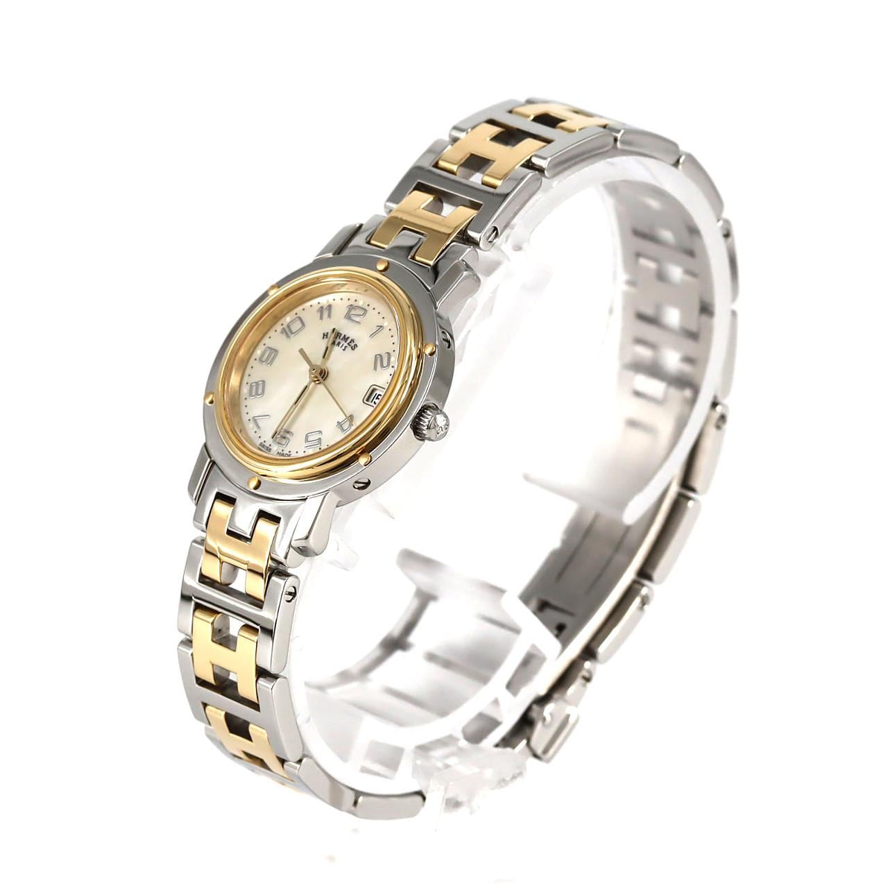 エルメス クリッパーナクレ コンビ CL4.220 SSxGP クォーツ