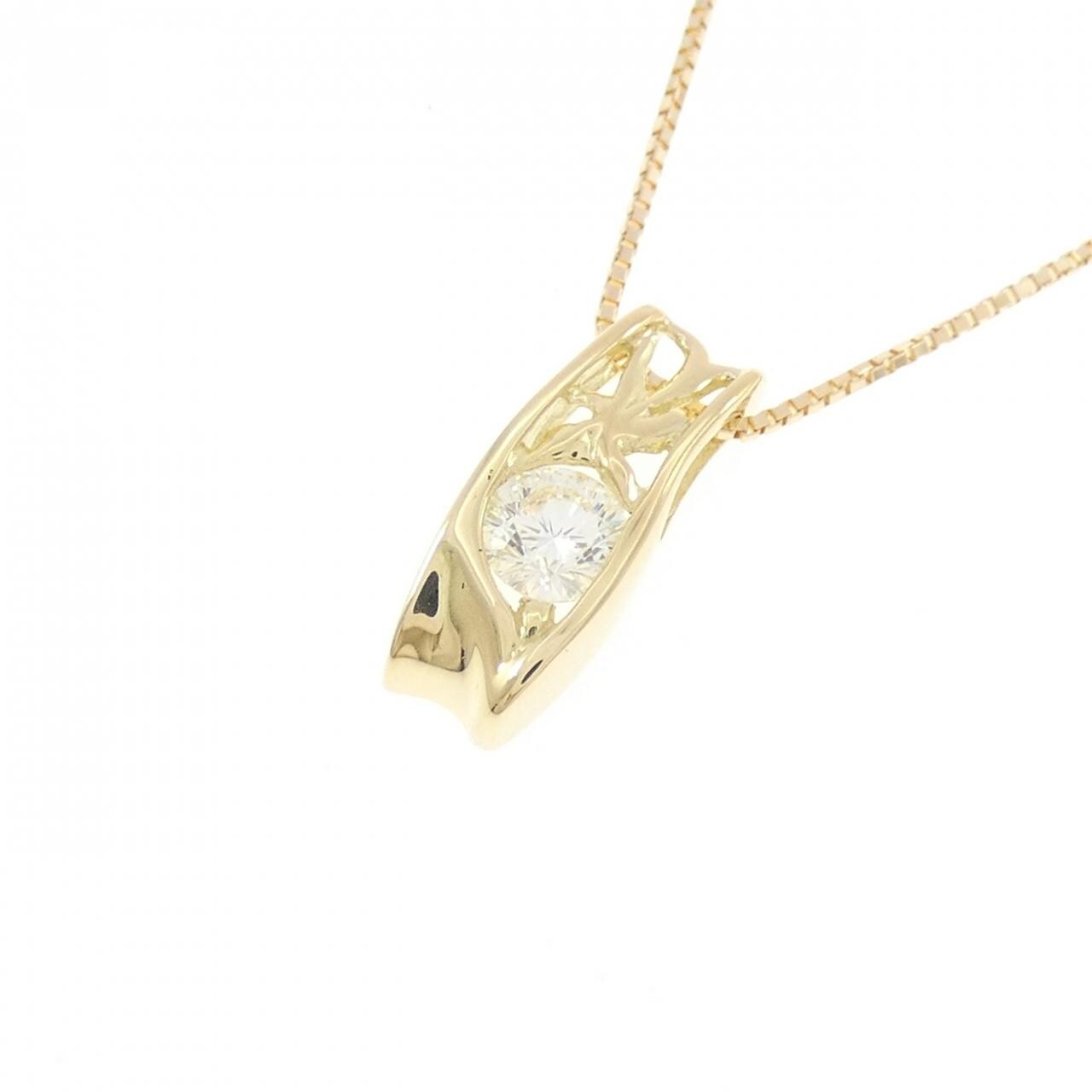 K18YG ダイヤモンド ネックレス 0.31CT