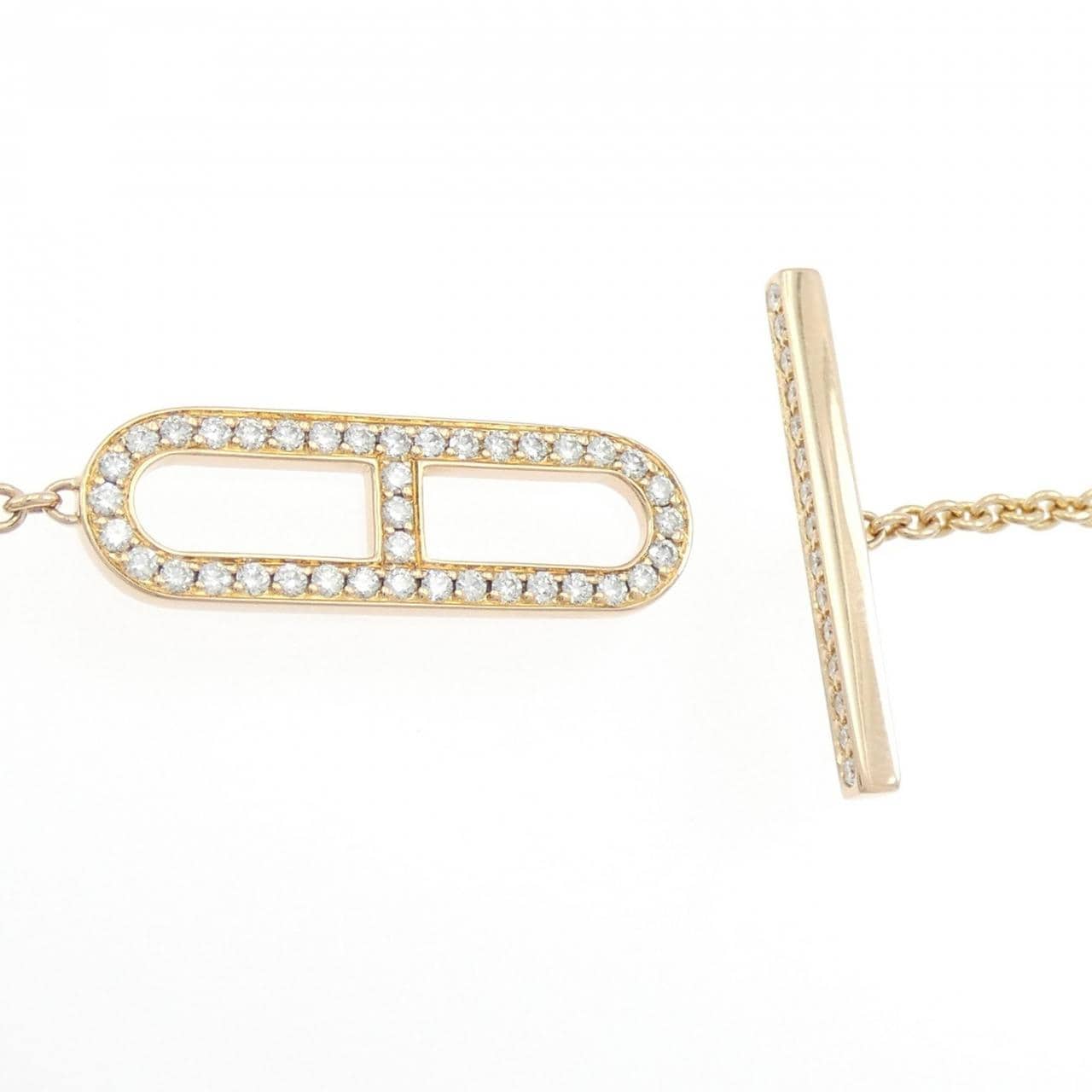 エルメス エバー シェーヌダンクル ブレスレット 0.37CT
