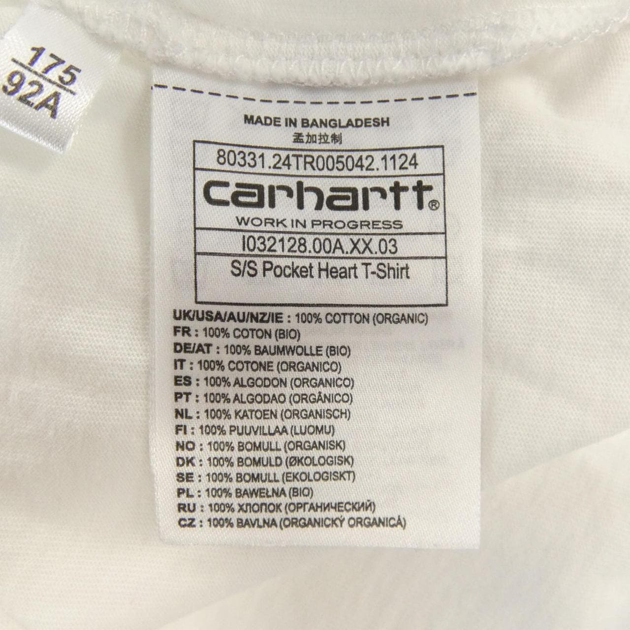 カーハート CARHARTT Tシャツ