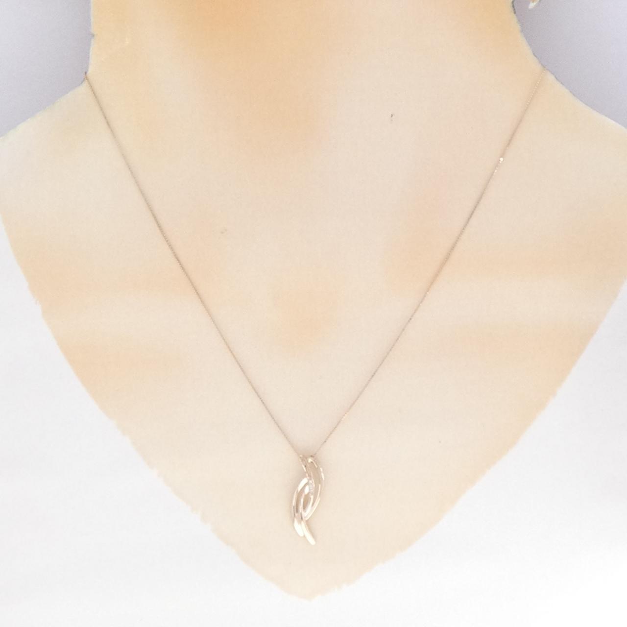 K10PG ダイヤモンド ネックレス 0.02CT