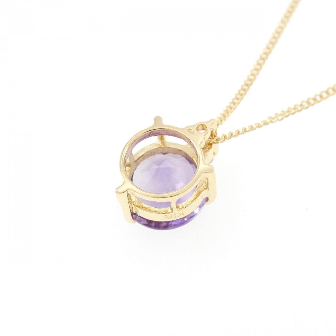 K18YG アメジスト ネックレス 1.0CT