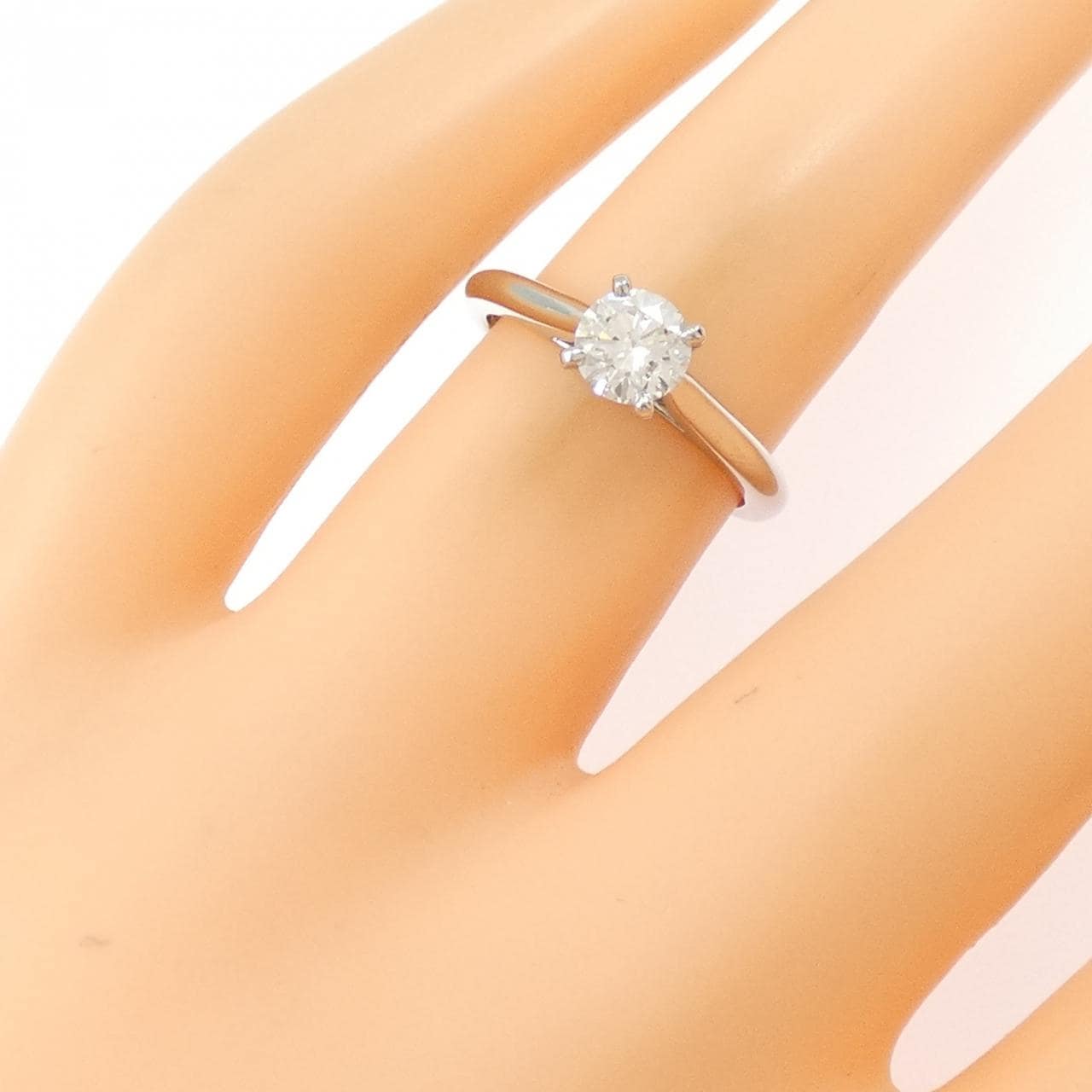 カルティエ 1895 ソリテール リング 0.51CT H VVS2 EXT
