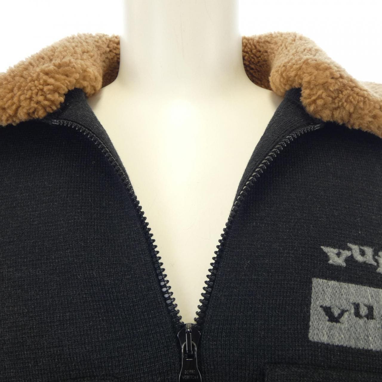 ルイヴィトン LOUIS VUITTON ニットブルゾンウィズシアリングカラー HON33WZLL ブルゾン