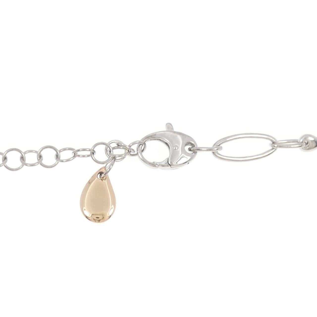 K18スリーカラー カラーストーン ネックレス