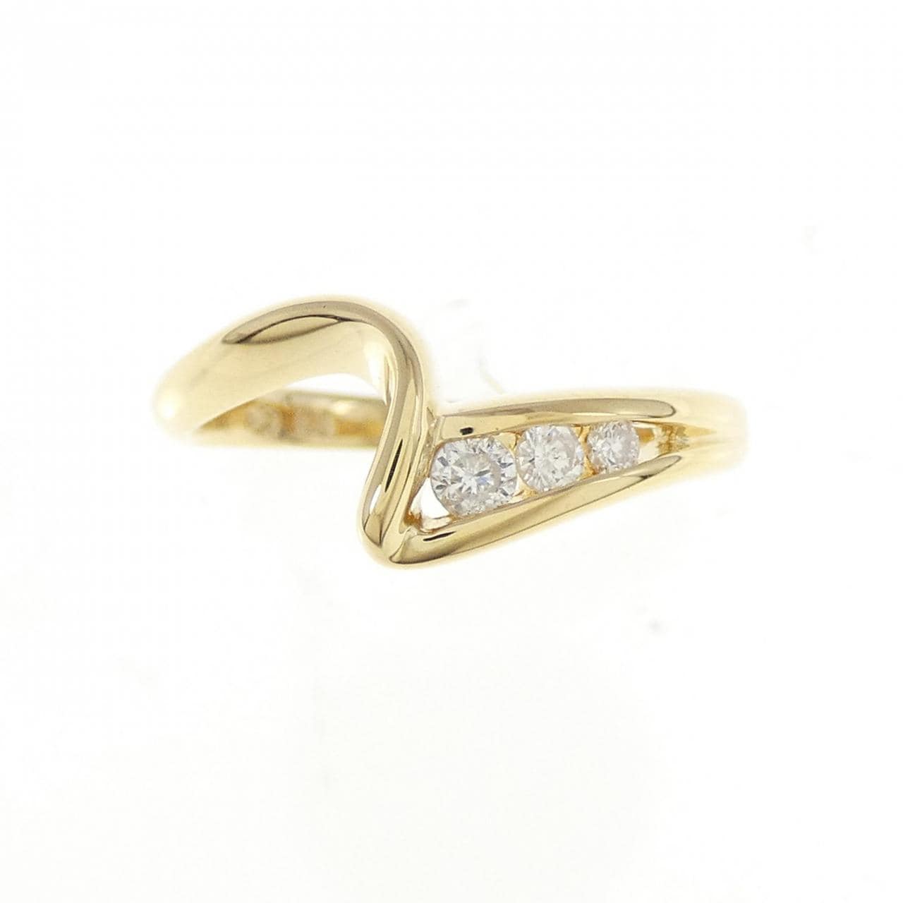 K18YG ダイヤモンド リング 0.11CT