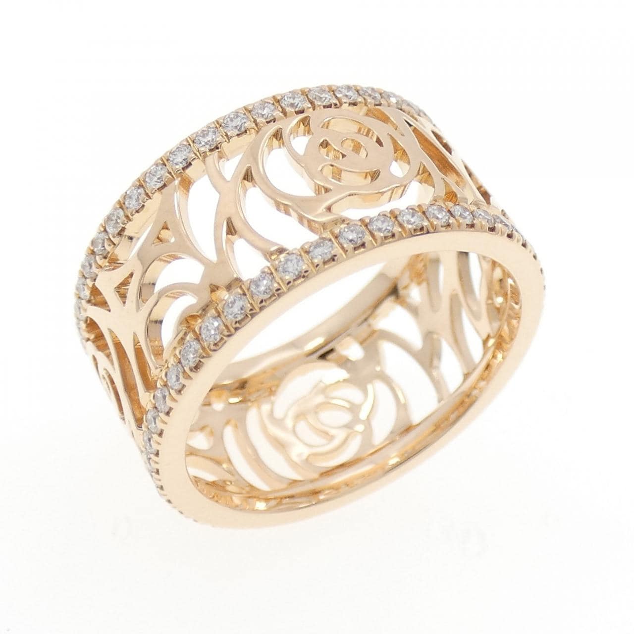 シャネル カメリア ミディアム リング