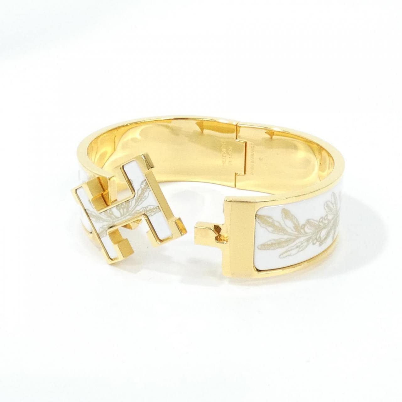 HERMES POSTE ET CAVALERIE Click Crack Ash PM 304412F 手鍊