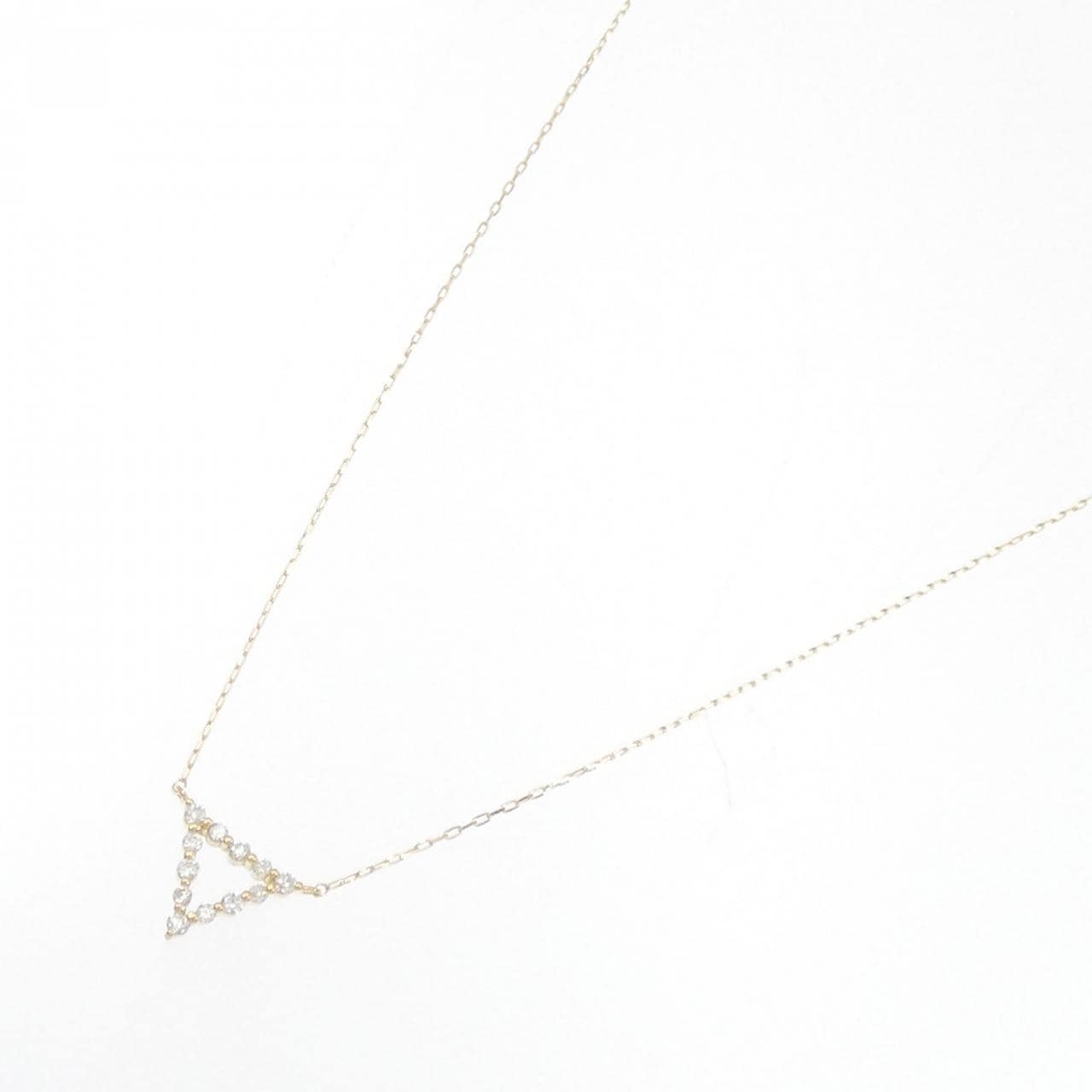 [BRAND NEW] K18YG Diamond necklace 0.10CT