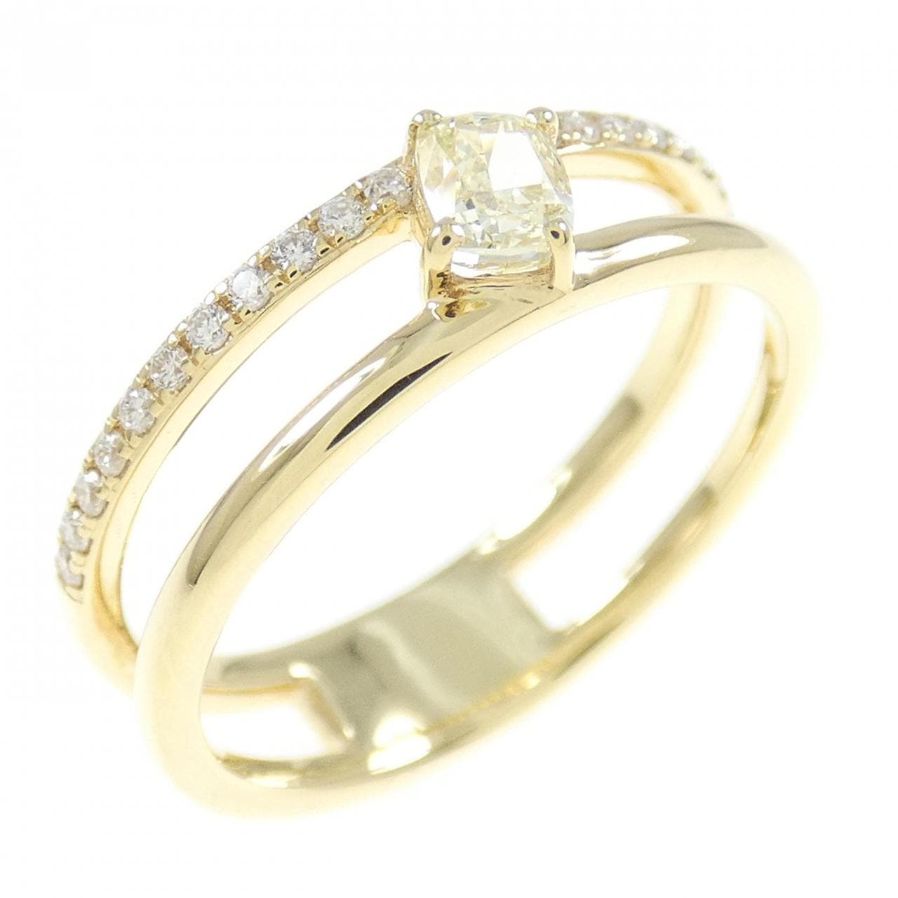【新品】K18YG ダイヤモンド リング 0.26CT