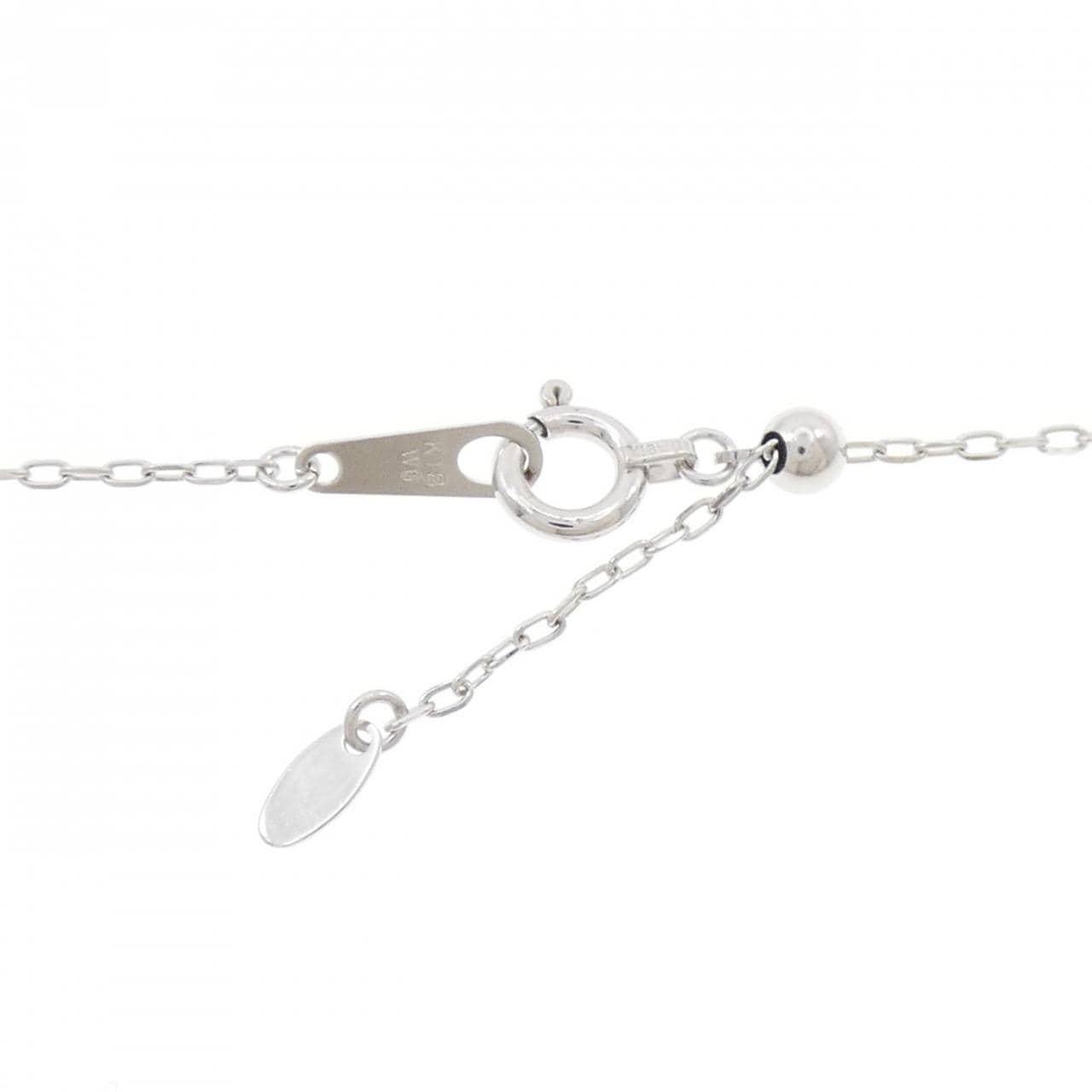 K18WG ダイヤモンド ネックレス 0.50CT