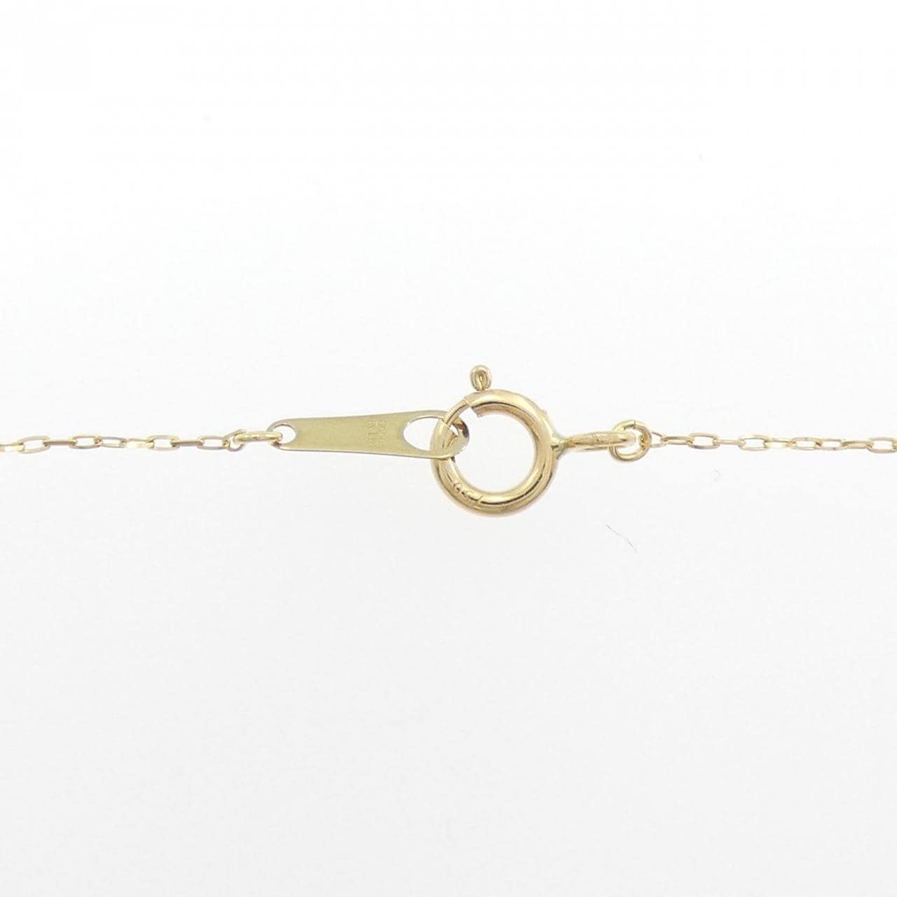 【リメイク】K18YG ダイヤモンド ネックレス 0.10CT