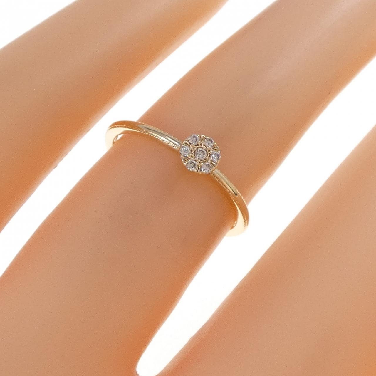 アガット ダイヤモンド リング 0.08CT
