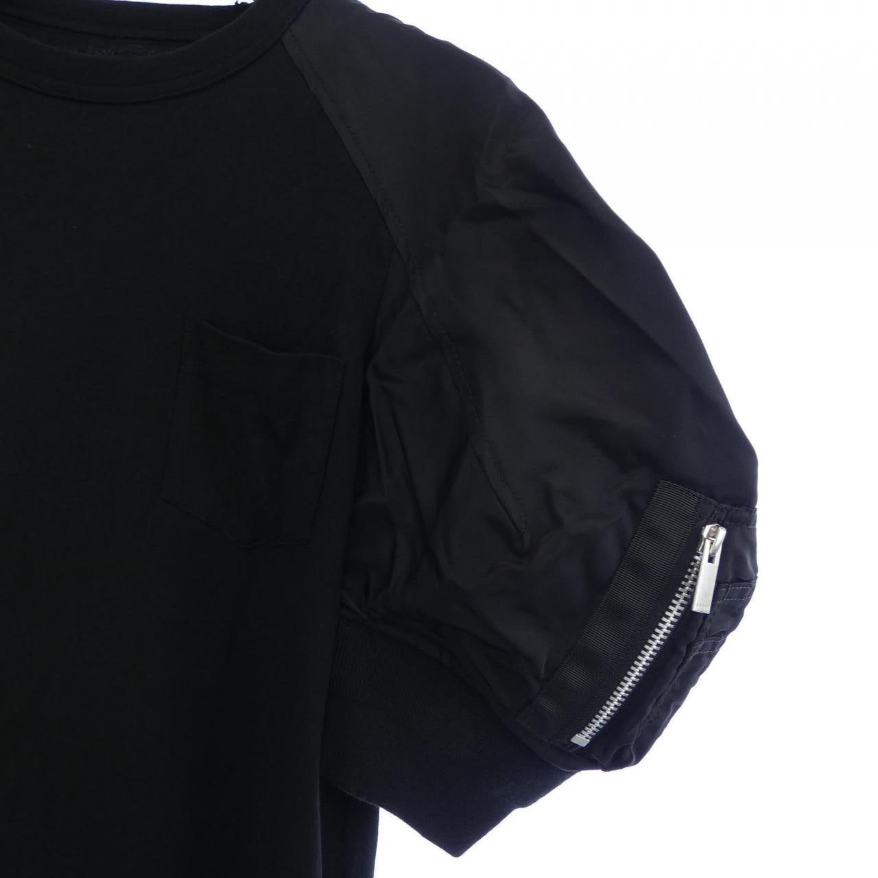 サカイ SACAI NYLON TWILL MIX COTTON JERSEY DRESS 25-07691 ワンピース