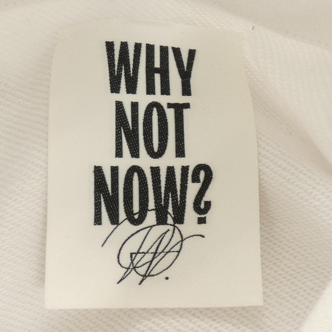 WHYNOTNOW スウェット