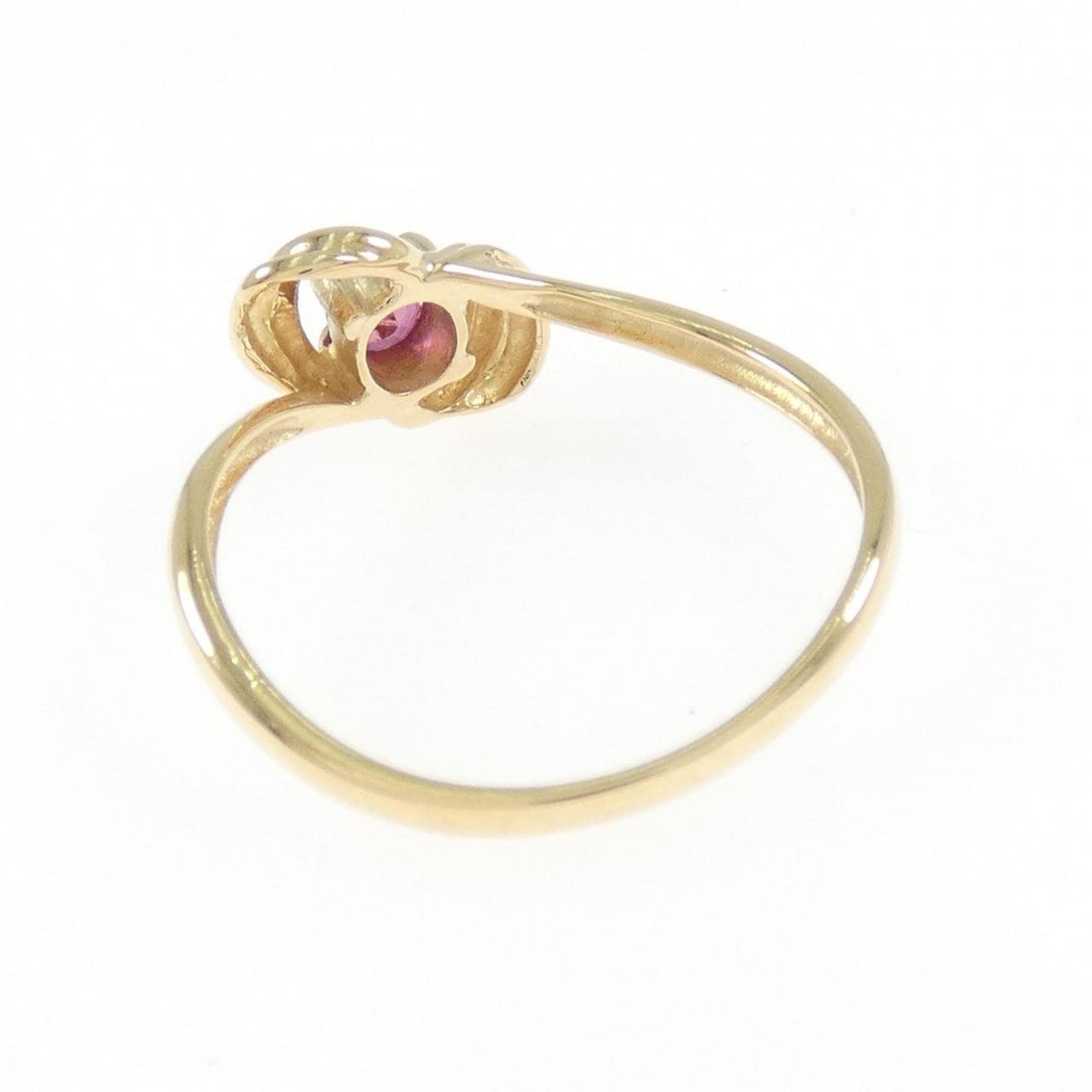 K18YG ルビー リング