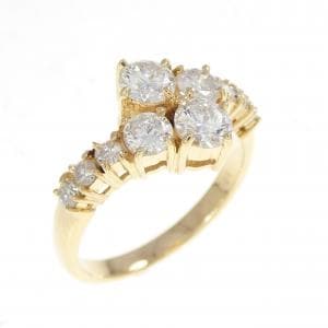 K18YG ダイヤモンド リング 1.01CT