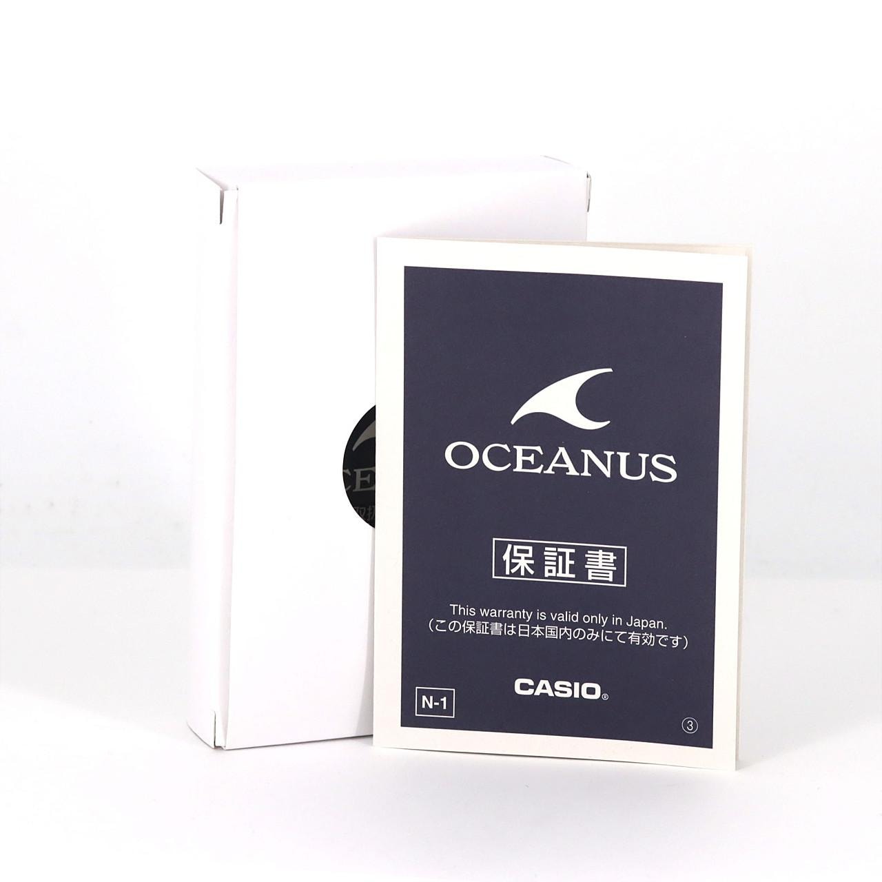 カシオ オシアナス 電波時計 OCW-T2600-1AJF TI ソーラークォーツ