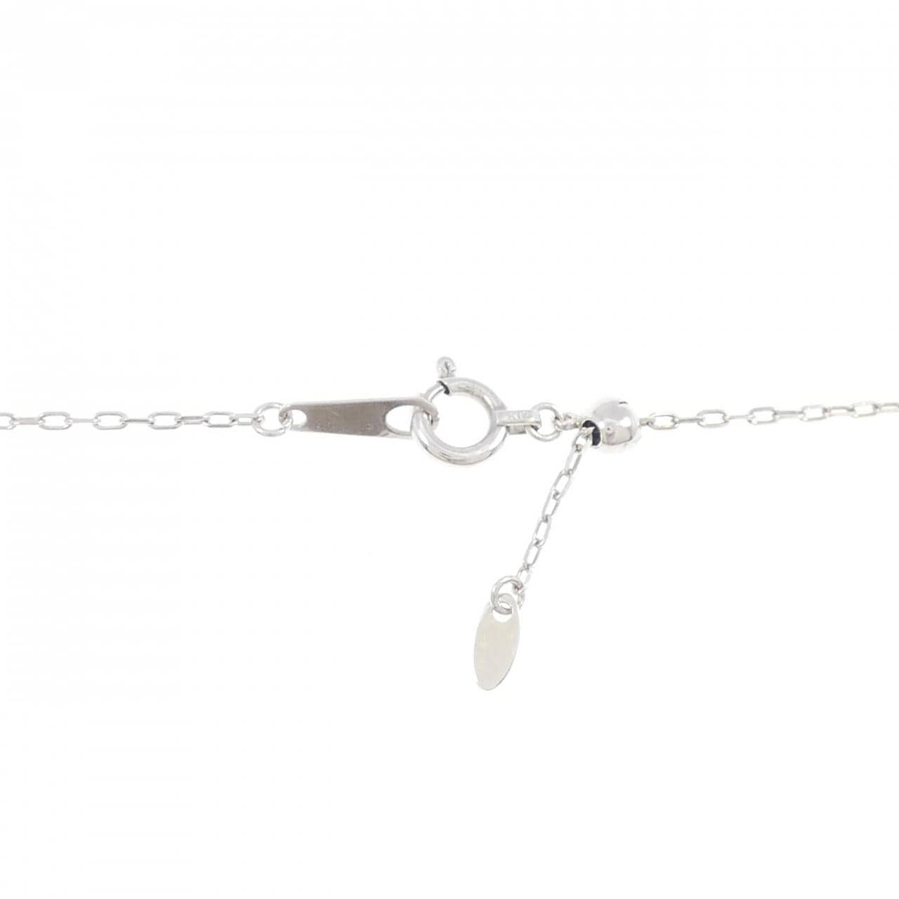 K18WG ダイヤモンド ネックレス 0.53CT