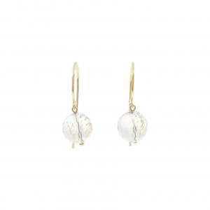 K18YG クオーツ ピアス