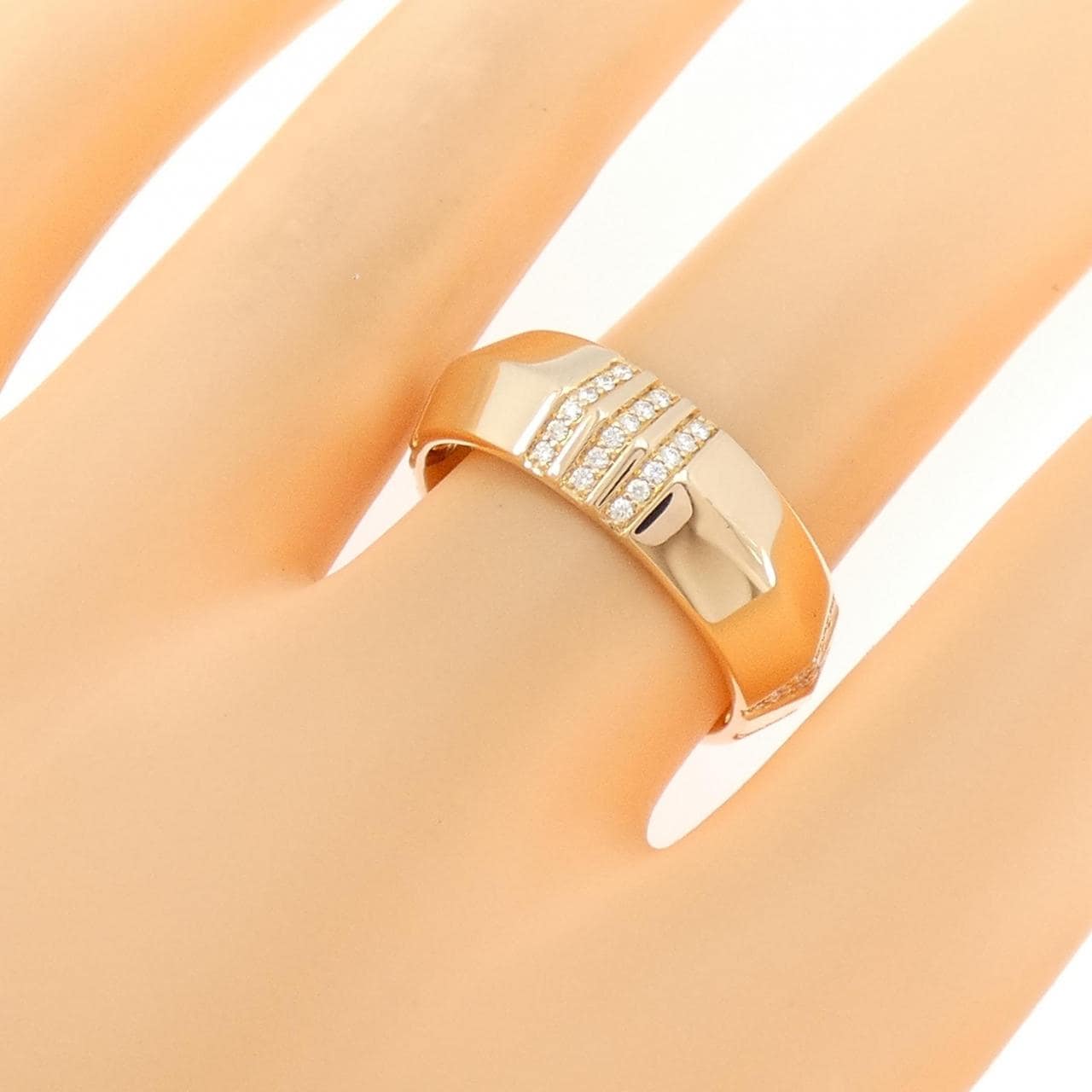 ティファニー アトラス X クローズド ワイド リング 0.20CT