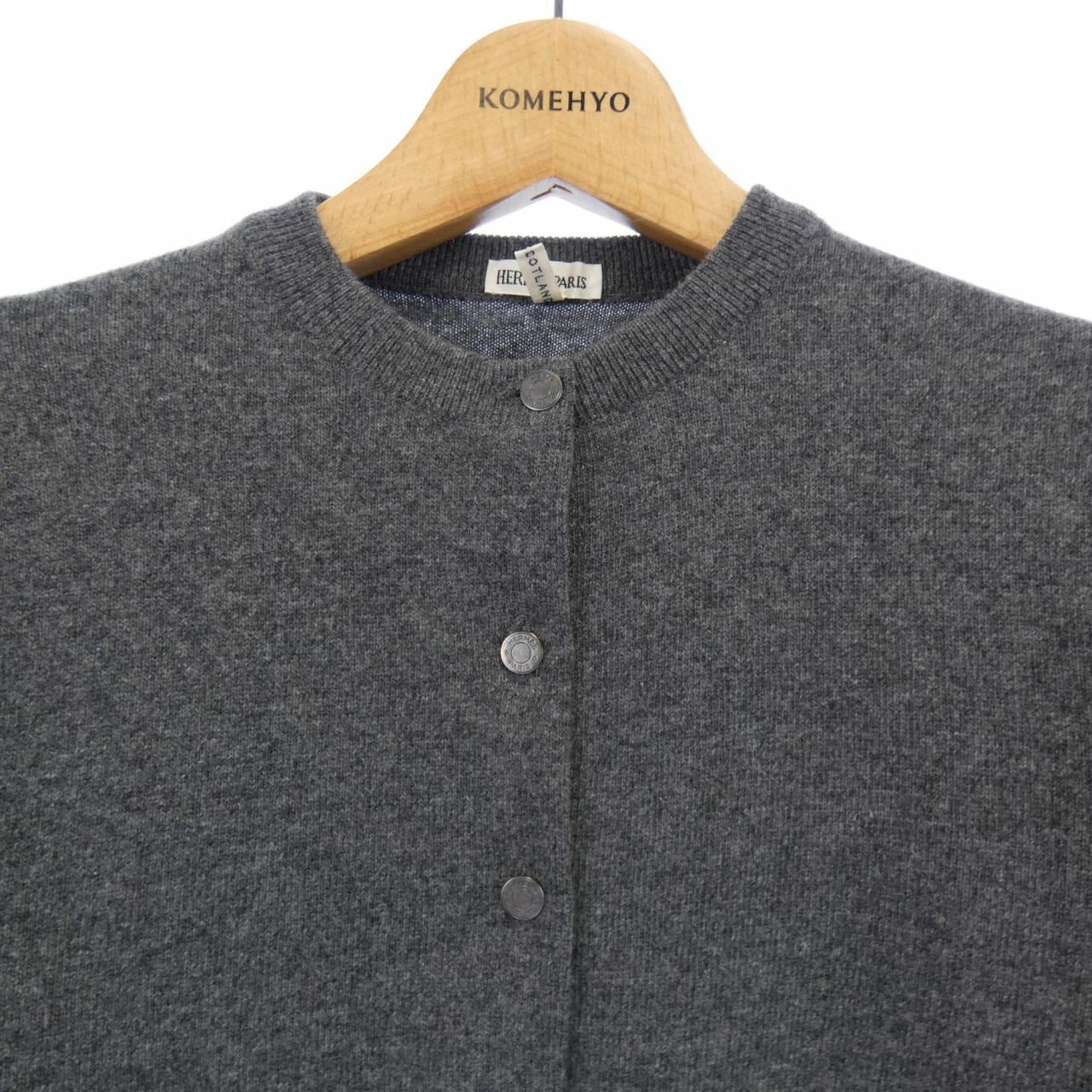 【ヴィンテージ】エルメス HERMES クルードセル CLOU DE SELLE カーディガン