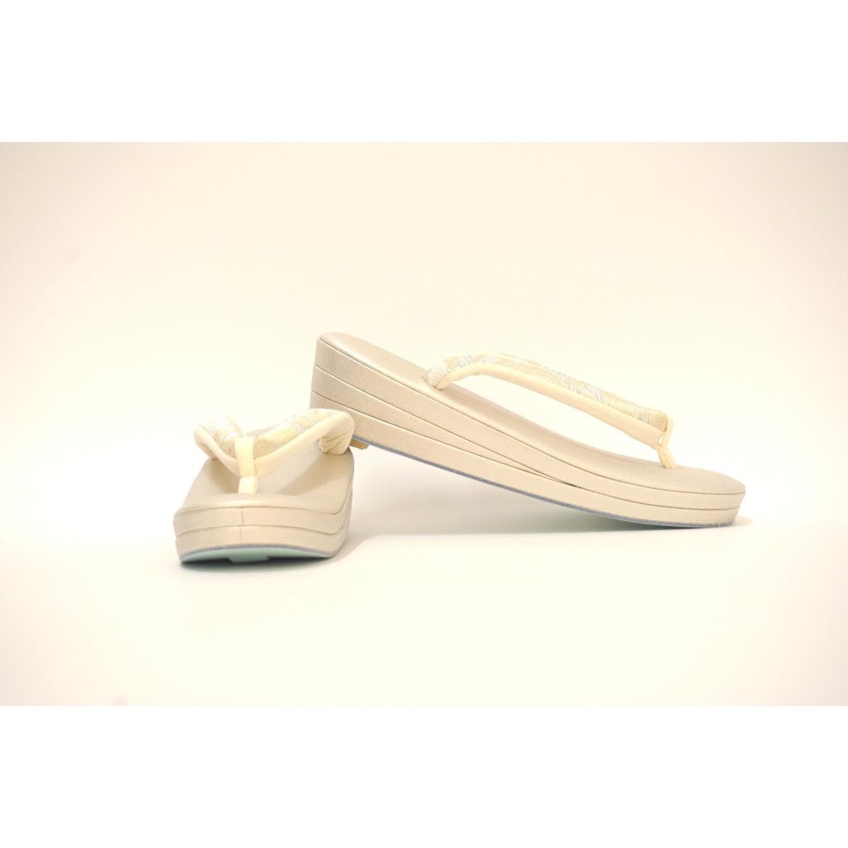 【新品】草履バッグセット　白梅　Ｌサイズ