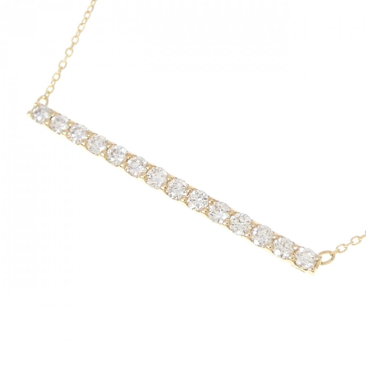 K18YG ダイヤモンド ネックレス 0.28CT