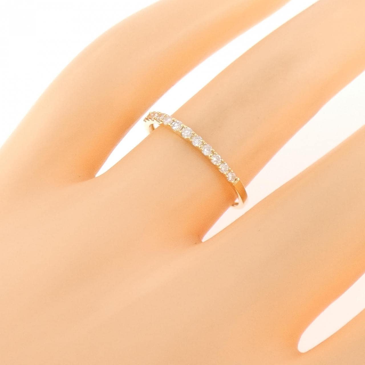 K18YG ダイヤモンド リング 0.15CT