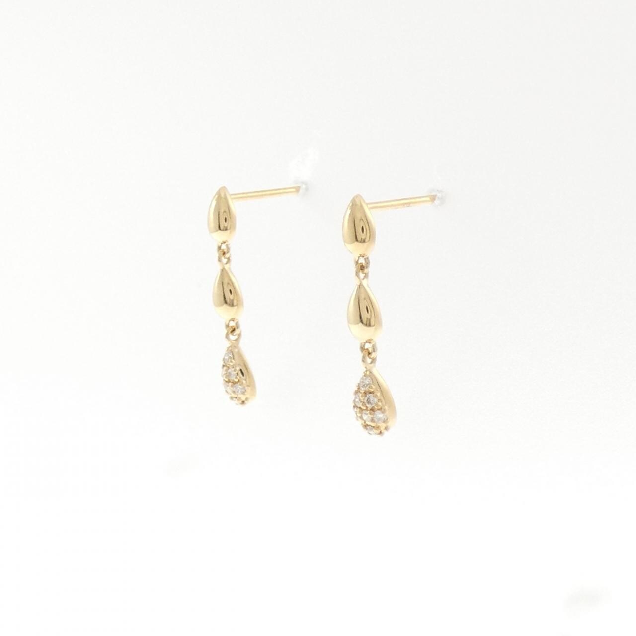 K18YG ダイヤモンド ピアス