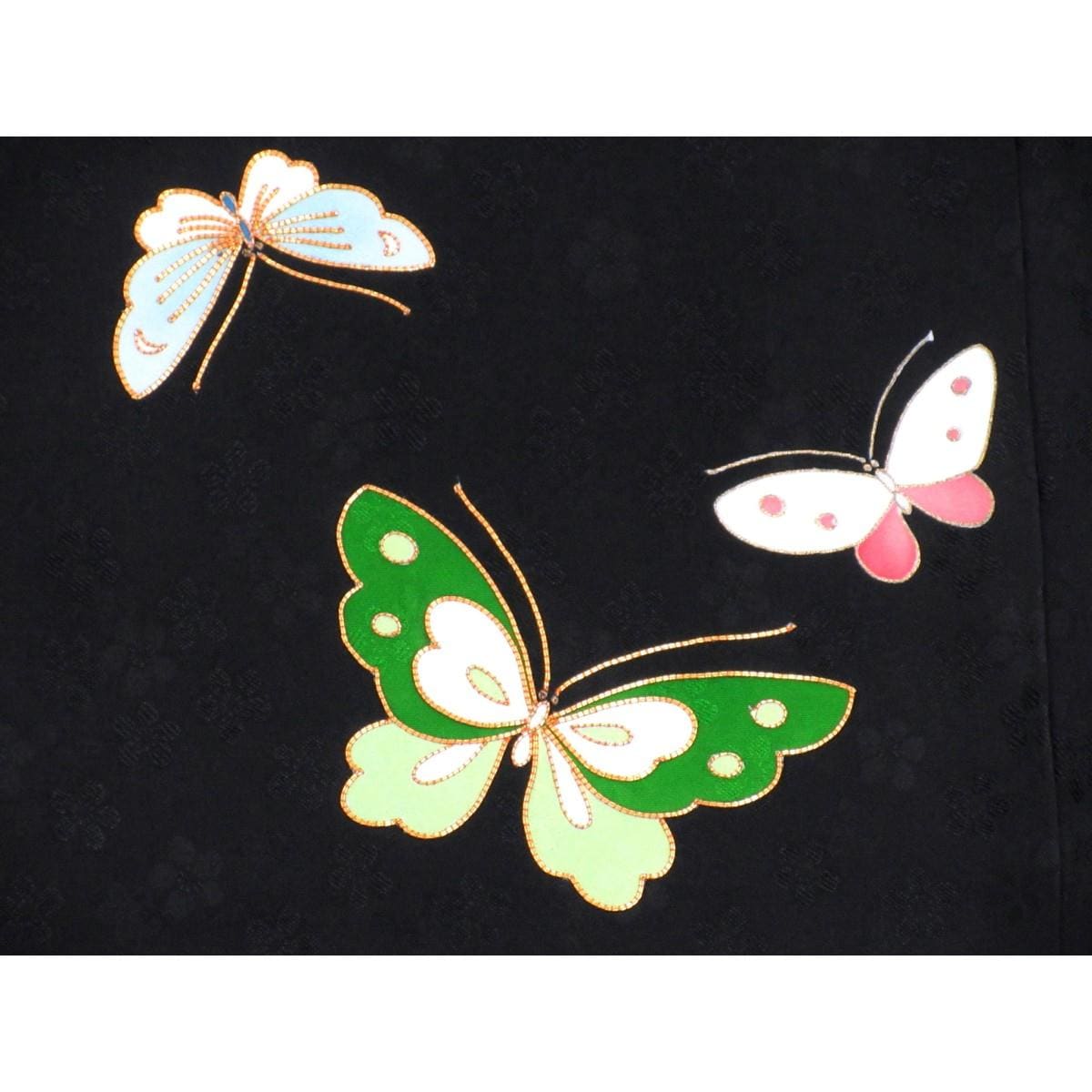 羽織　友禅金彩加工　刺繍入り