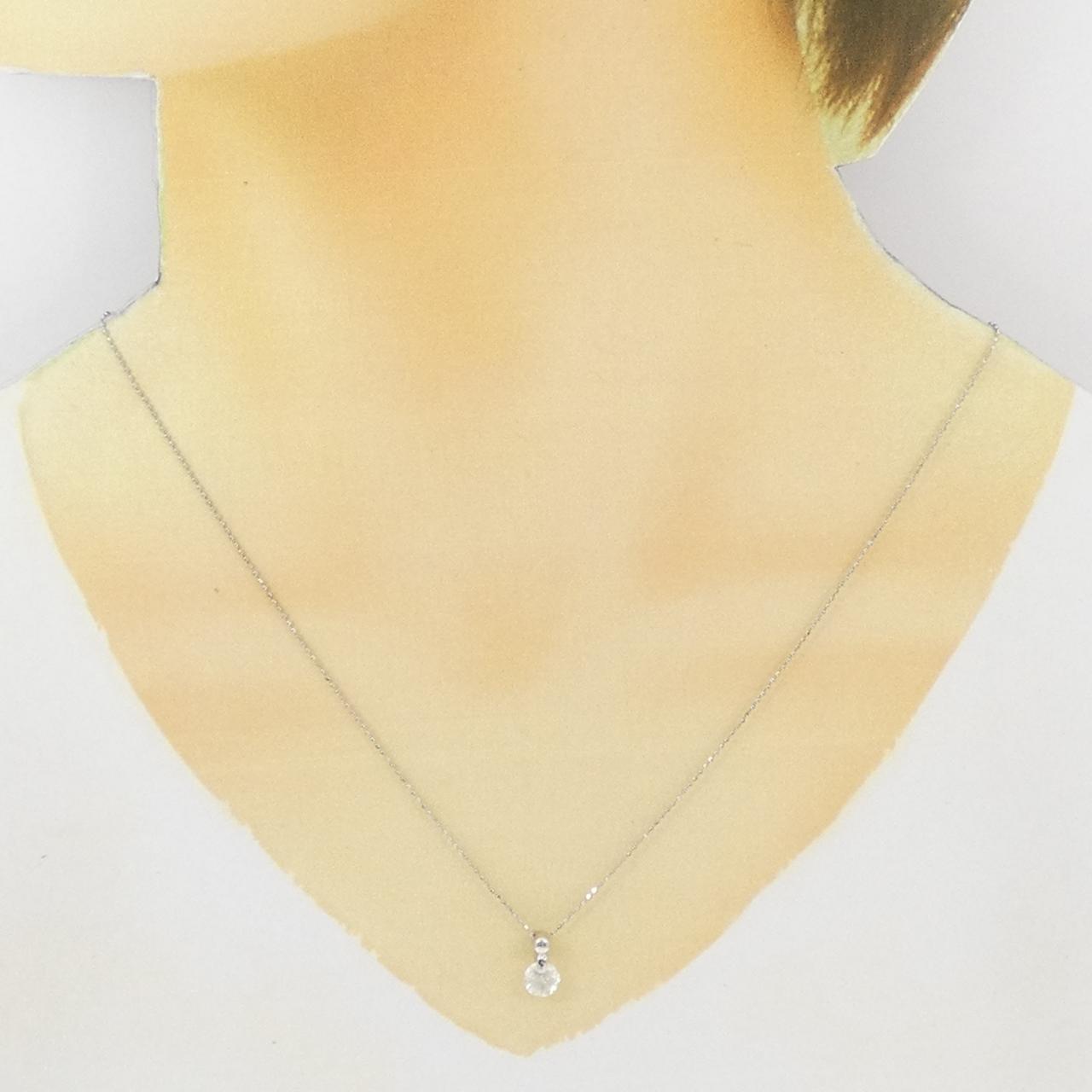 PT900/PT850 ダイヤモンド ネックレス 0.741CT
