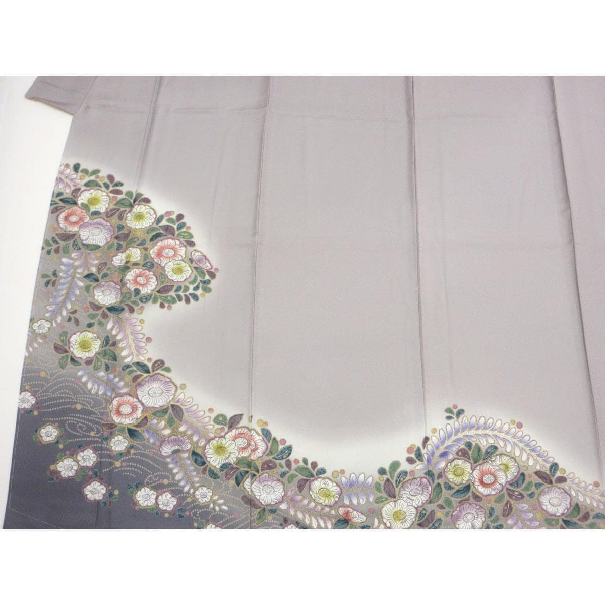 【未使用品】訪問着　友禅金彩加工　ボカシ染