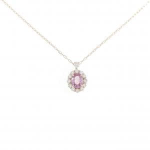 padparadscha sapphire necklace