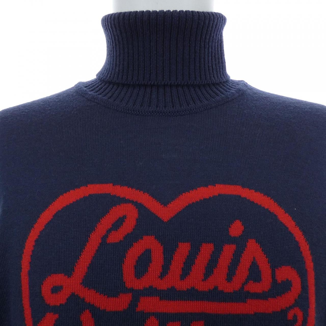 ルイヴィトン LOUIS VUITTON インタルシアハートタートルネック [日本限定] HMN05WZLL NIGO ニット