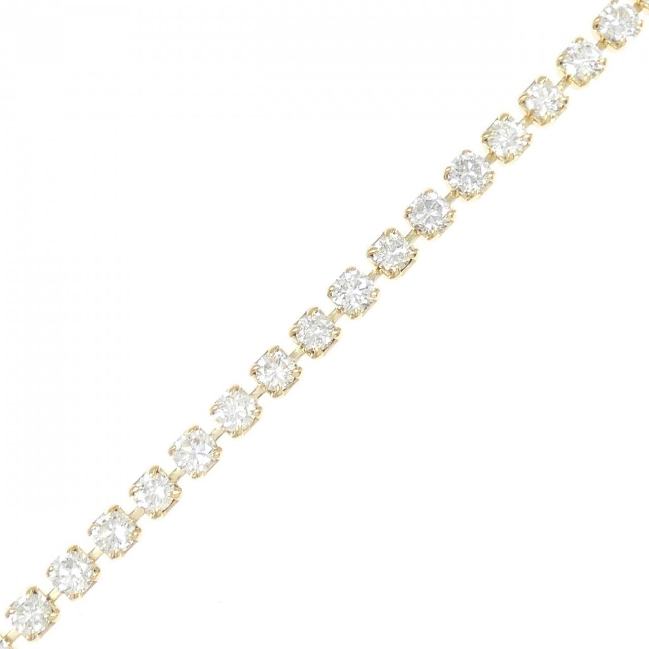 K18YG ダイヤモンド ブレスレット 3.00CT