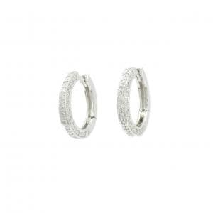 750WG ダイヤモンド ピアス 0.56CT