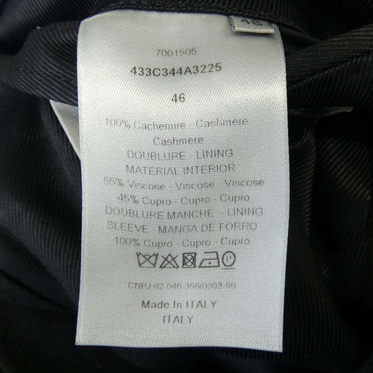 ディオールオム DIOR HOMME 433C344A3225 コート