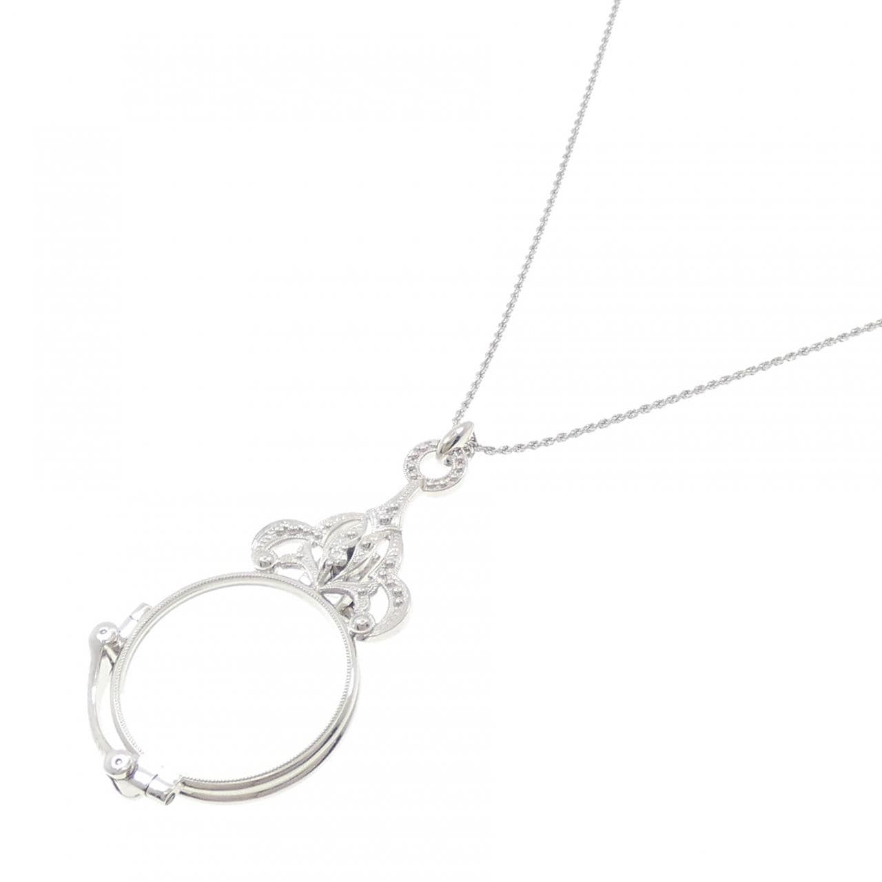 クイーン ダイヤモンド ネックレス 0.08CT