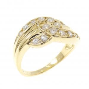 K18YG ダイヤモンド リング 0.50CT