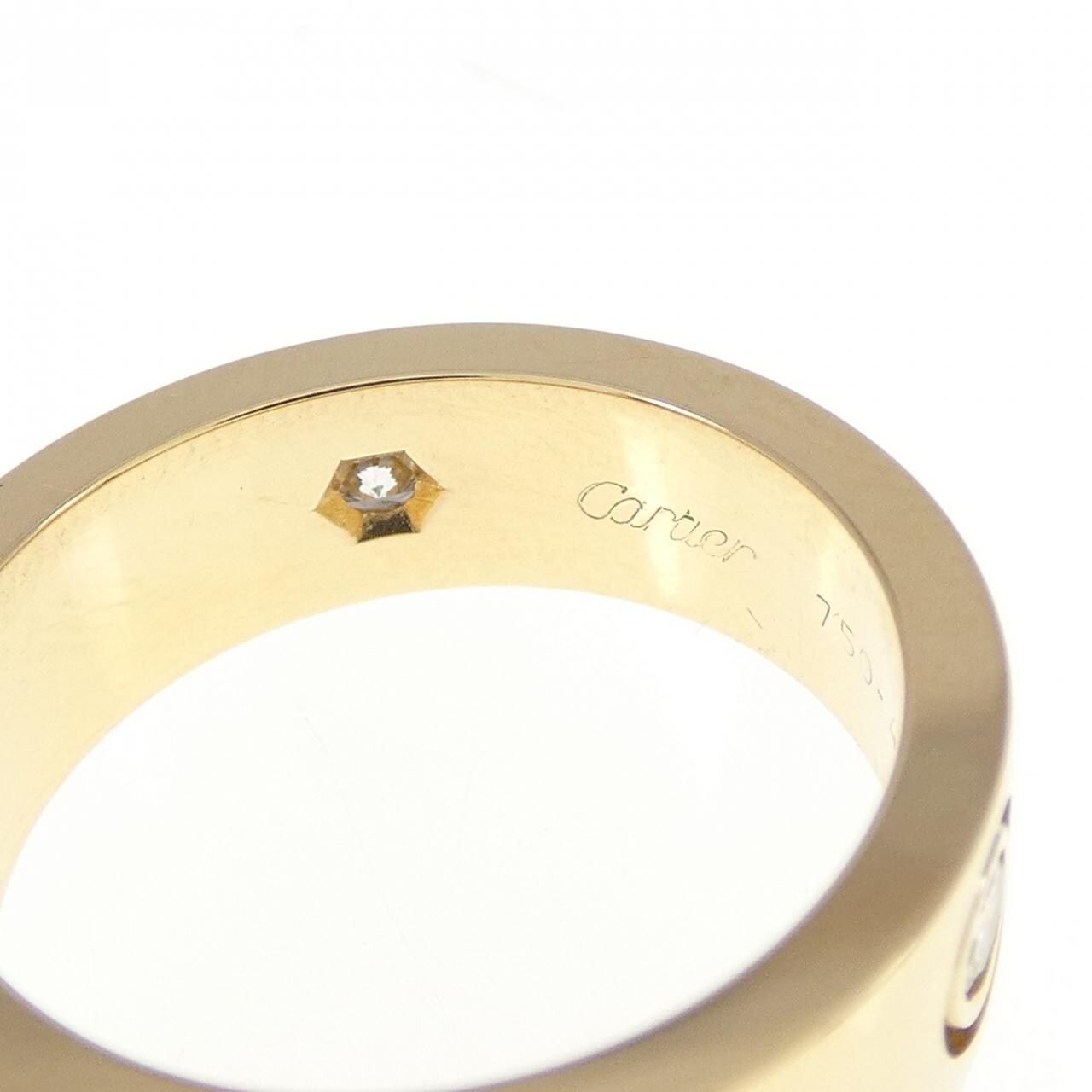 CARTIER LOVE half 鑽石指