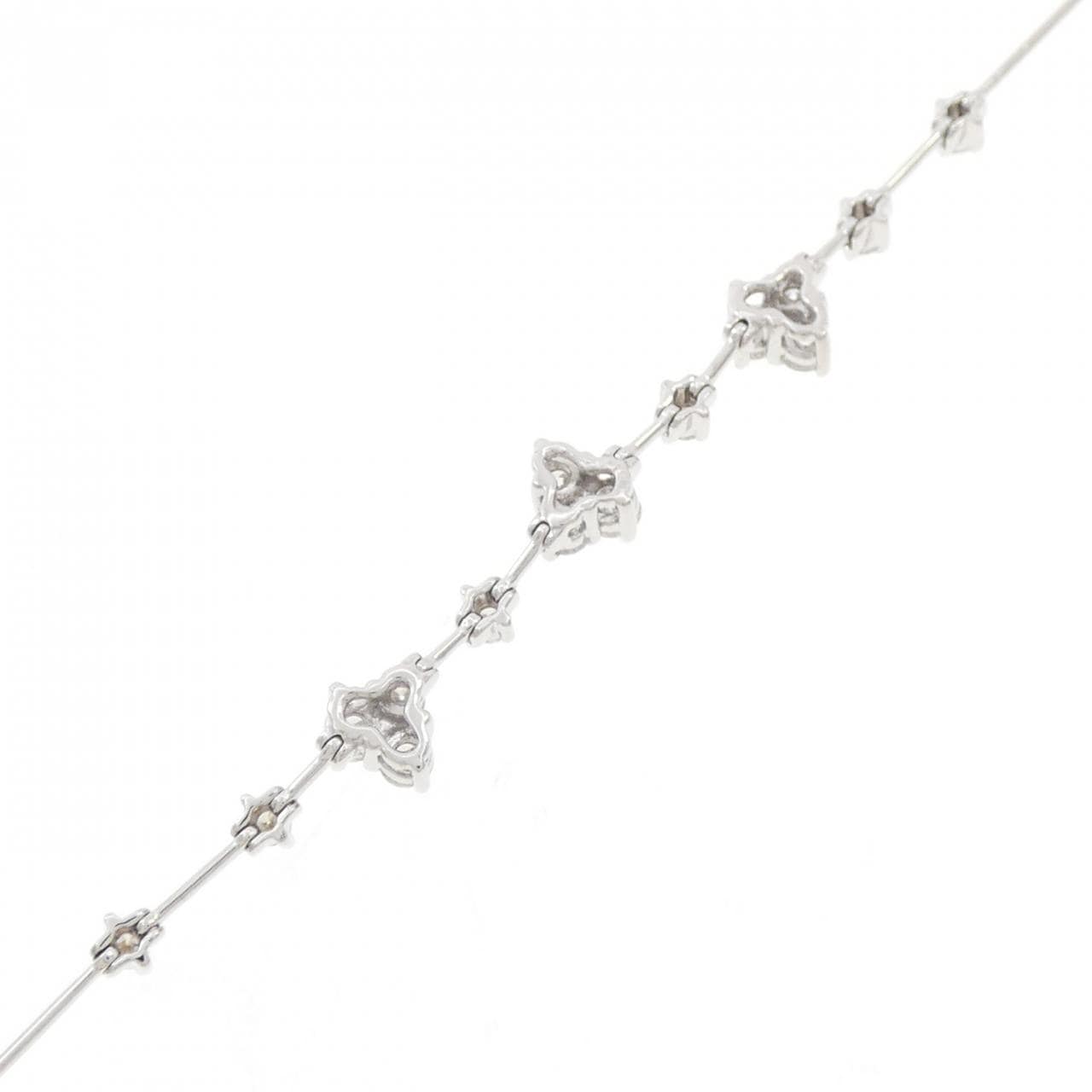 K18WG ダイヤモンド ブレスレット 1.00CT