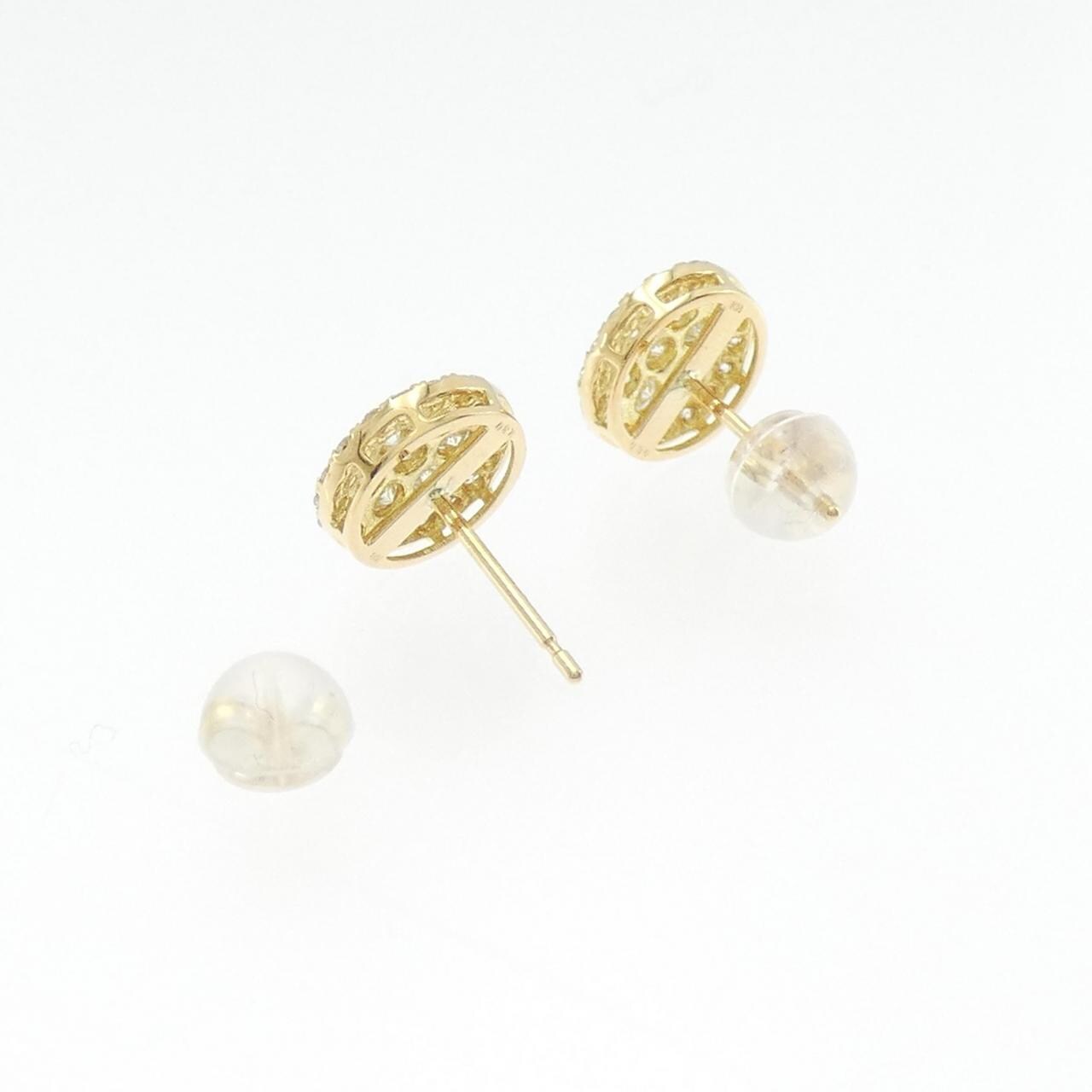 【リメイク】K18YG ダイヤモンド ピアス 0.60CT