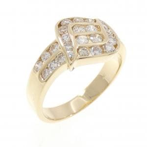 K18YG ダイヤモンド リング 0.75CT