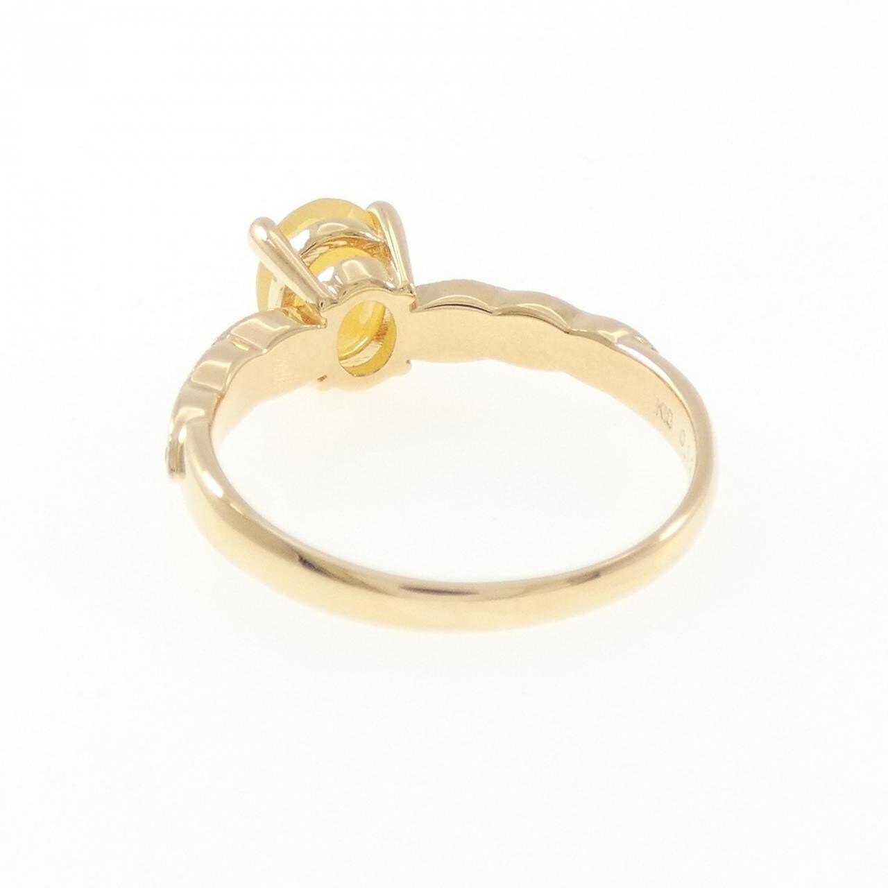 K18YG オパール リング