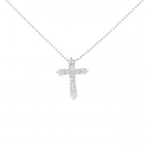 PT900/PT850 クロス ダイヤモンド ネックレス 0.70CT