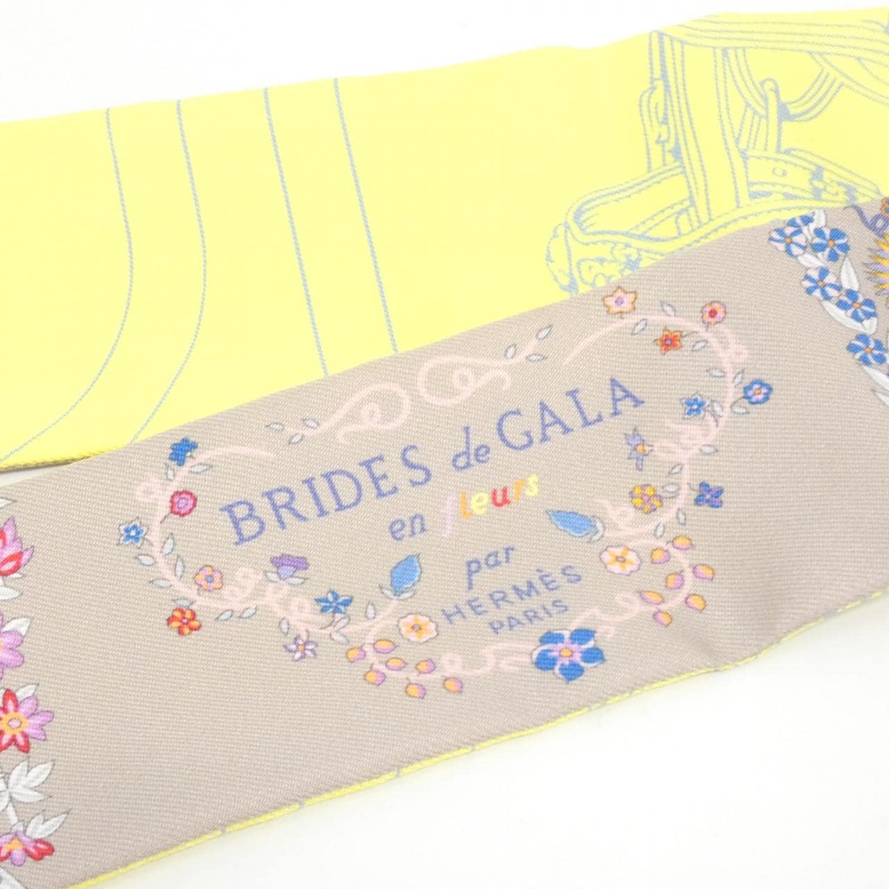 エルメス BRIDES DE GALA EN FLEURS ツイリー 064220S スカーフ