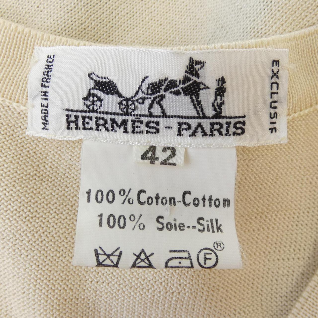 【ヴィンテージ】エルメス HERMES カーディガン