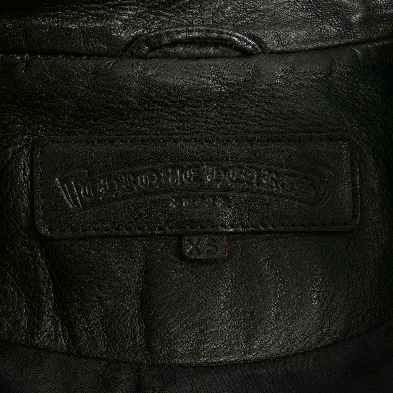 CHROME HEARTS HEARTS leather jacket