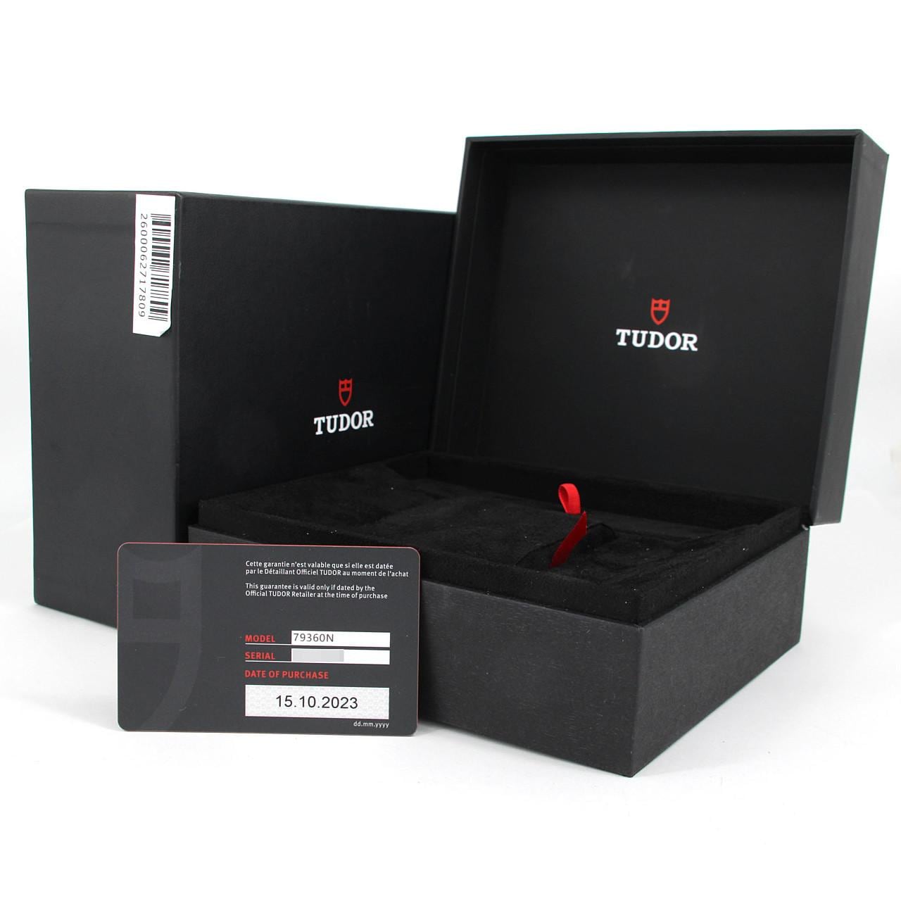 チューダー/チュードル ブラックベイクロノ M79360N-0002 SS 自動巻